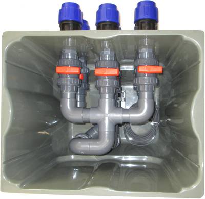 Pumpenkammer Manzke 3/3 inkl. Anschluss für Messenr eco-tec2 & Pumpe